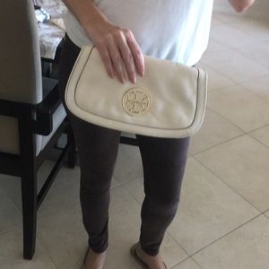 Tory Burch pebbled leather Crossbody bag